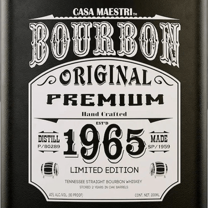 CASA MAESTRI 1965 Bourbon Flasks 40% 70cl